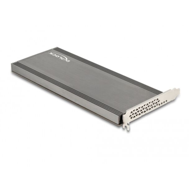 DeLOCK Scheda PCI Express 4.0 x16 per 4 x NVMe interno M.2 Chiave M con dissipatore di calore e ventola - Biforcazione