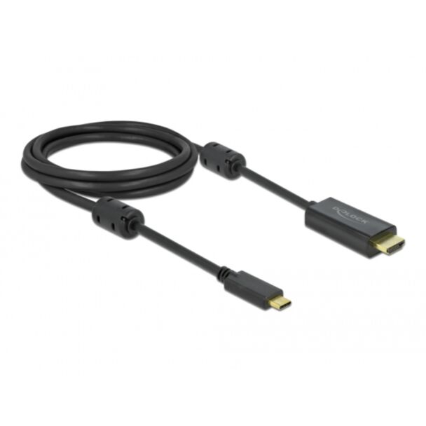DeLOCK Active USB Type-C to HDMI Cable (DP Alt Mode) 4K 60 Hz 2 m