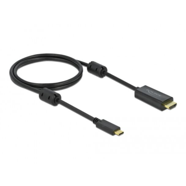 DeLOCK Active USB Type-C to HDMI Cable (DP Alt Mode) 4K 60 Hz 1 m