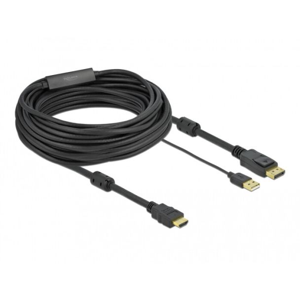 DeLOCK HDMI to DisplayPort cable 4K 30 Hz 10 m
