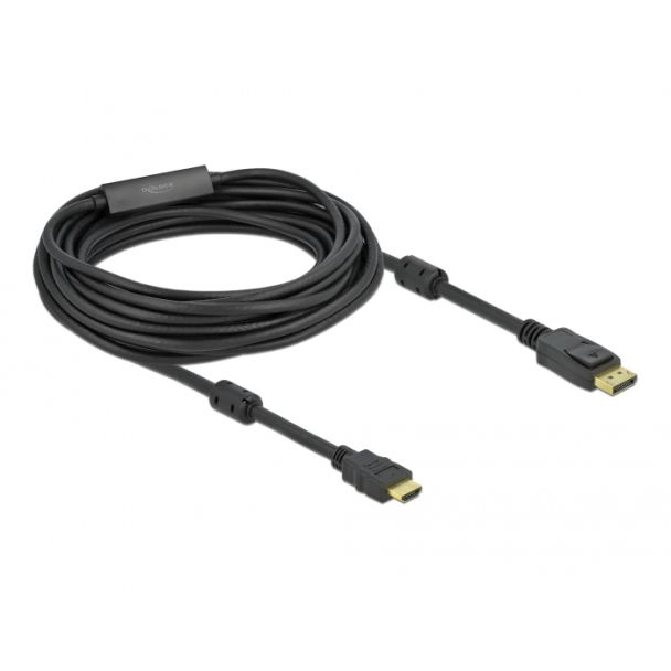 DeLOCK Active DisplayPort 1.2 to HDMI Cable 4K 60 Hz 10 m