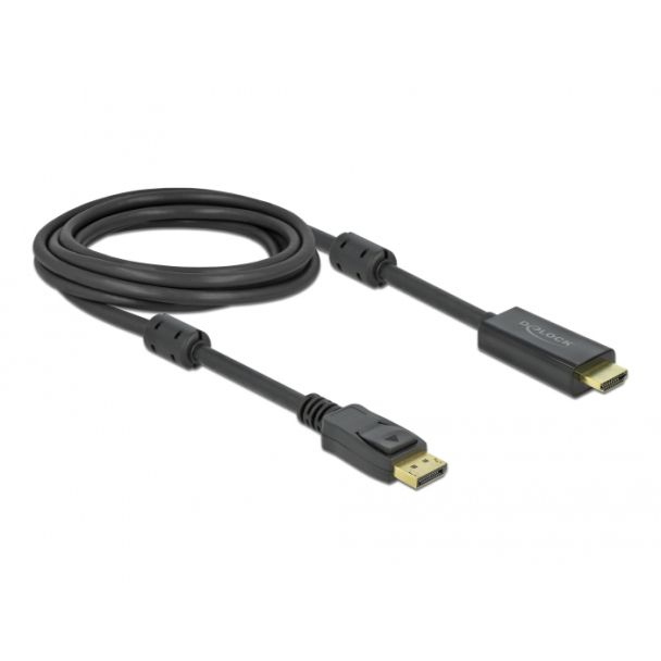 DeLOCK Active DisplayPort 1.2 to HDMI Cable 4K 60 Hz 3 m