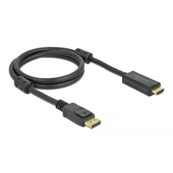 DeLOCK Active DisplayPort 1.2 to HDMI Cable 4K 60 Hz 1 m