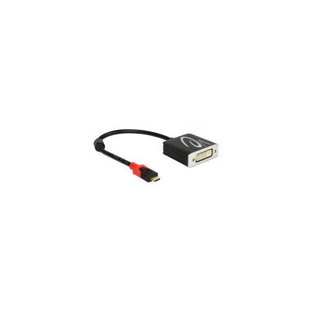 DeLOCK 62734 video cable adapter 0.2 m DisplayPort HDMI Type A (Standard) Black