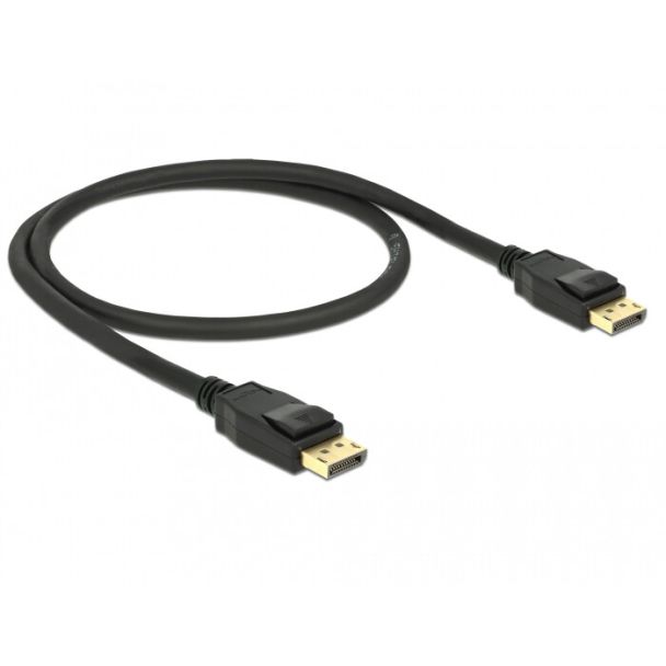 DeLOCK 85506 DisplayPort cable 0.5 m Black