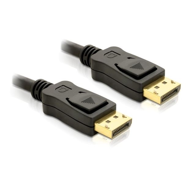 DeLOCK Cable DisplayPort 1.2 male > DisplayPort male 4K 1 m Black