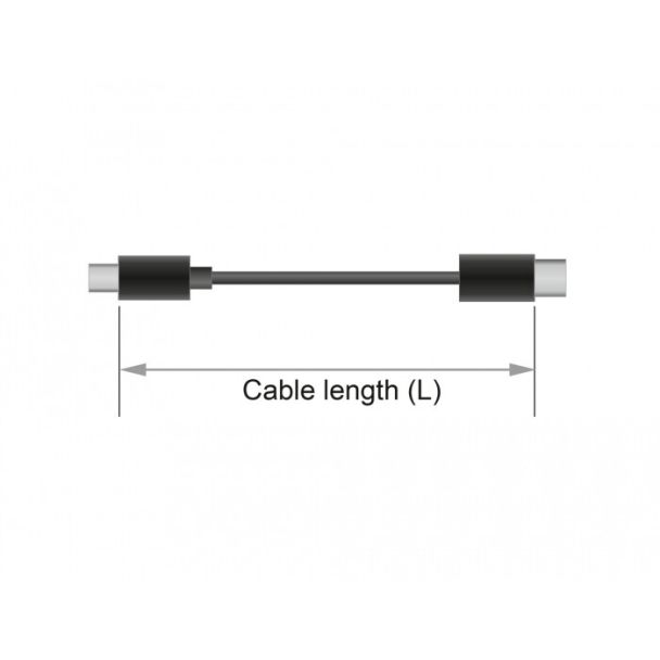 DeLOCK 85661 cavo DisplayPort 3 m Nero