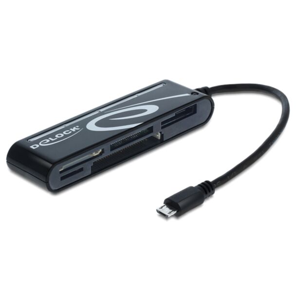 DeLOCK 91732 lettore di schede USB 2.0 Nero