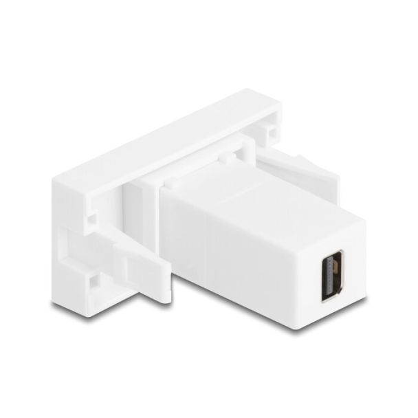DeLOCK 90842 presa energia Mini DisplayPort Bianco