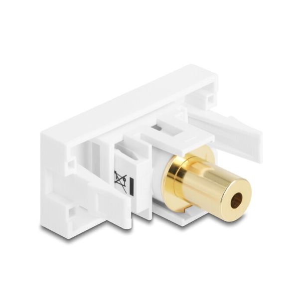 DeLOCK 90841 presa energia 2 x 3.5mm Bianco