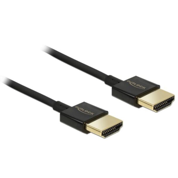 DeLOCK HDMI/HDMI, 1 m cavo HDMI HDMI tipo A (Standard) Nero