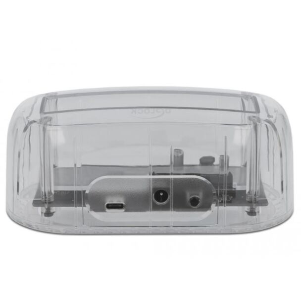 DeLOCK Docking Station con USB Type-C per 1 x SATA HDD / SSD trasparenti