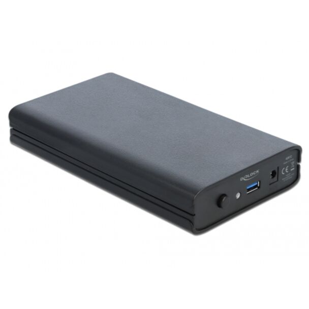DeLOCK Custodia esterna per HDD SATA da 3.5″ con SuperSpeed USB (USB 3.1 Gen 1)