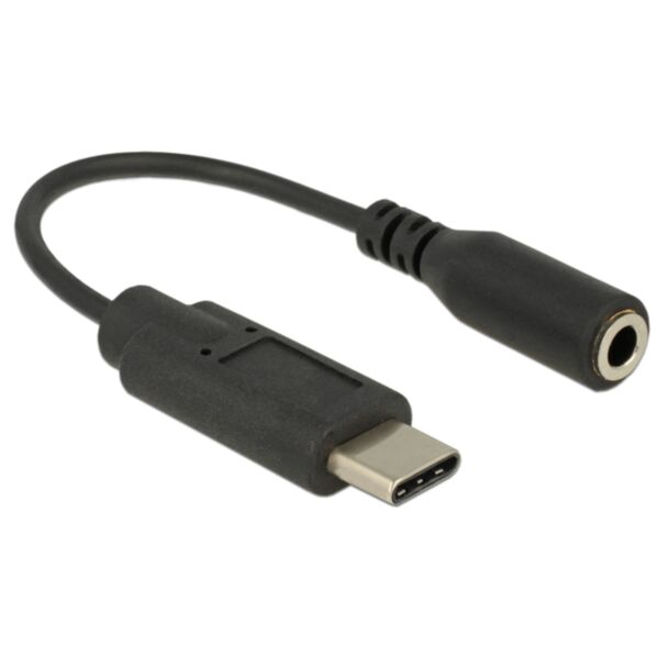 DeLOCK 65842 mobile phone cable Black 0.14 m USB C 3.5mm
