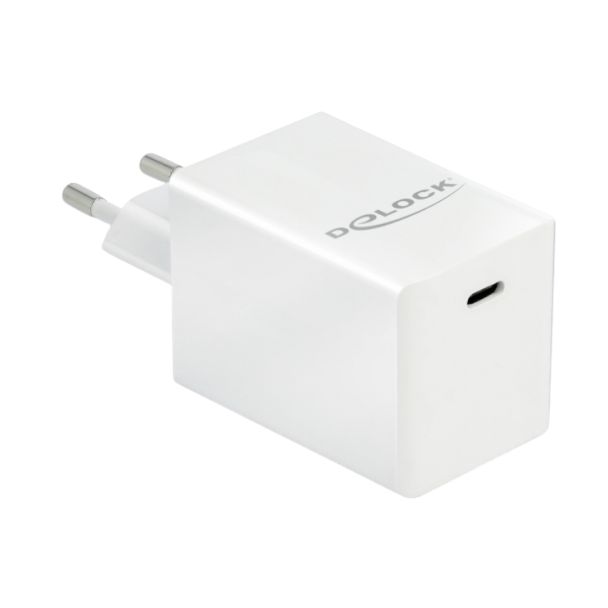 DeLOCK USB GaN Charger 1 x USB Type-C PD 3.0 compact with 60 W