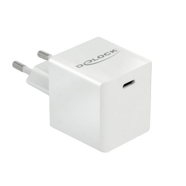 DeLOCK USB GaN Charger 1 x USB Type-C PD 3.0 compact with 40 W