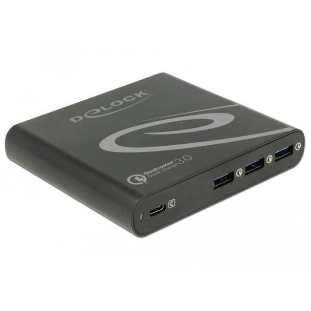 DeLOCK 41431 mobile device charger Netbook Black AC Fast charging Indoor