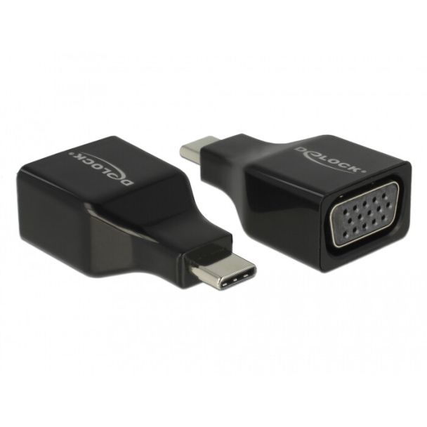 DeLOCK 63933 USB graphics adapter 1920 x 1080 pixels Black