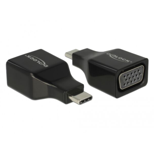 DeLOCK 63933 USB graphics adapter 1920 x 1080 pixels Black