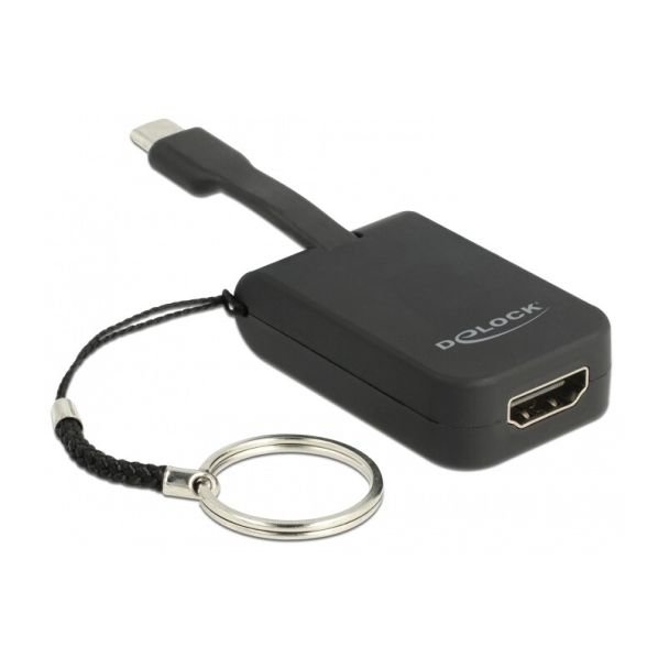 DeLOCK 63942 video cable adapter 0.03 m USB Type-C HDMI Black