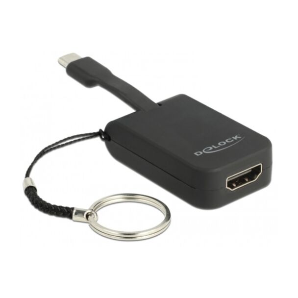DeLOCK 63942 video cable adapter 0.03 m USB Type-C HDMI Black