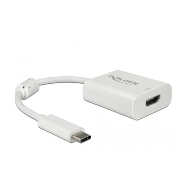 DeLOCK 63937 video cable adapter 0.1 m USB Type-C HDMI White