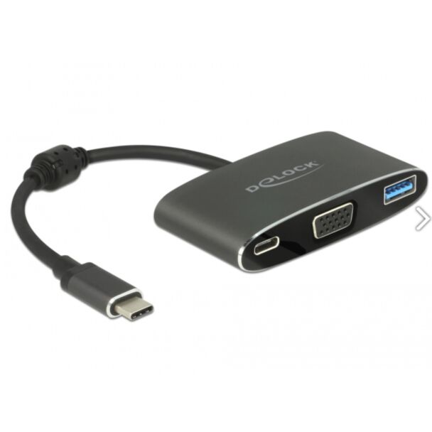 DeLOCK 62992 USB graphics adapter 3840 x 2160 pixels Grey