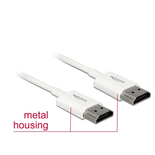 DeLOCK 85139 cavo HDMI 4,5 m HDMI tipo A (Standard) Bianco