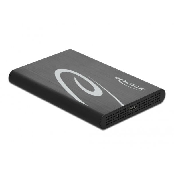 DeLOCK External Enclosure for 2.5″ SATA HDD / SSD with SuperSpeed USB 10 Gbps (USB 3.1 Gen 2)