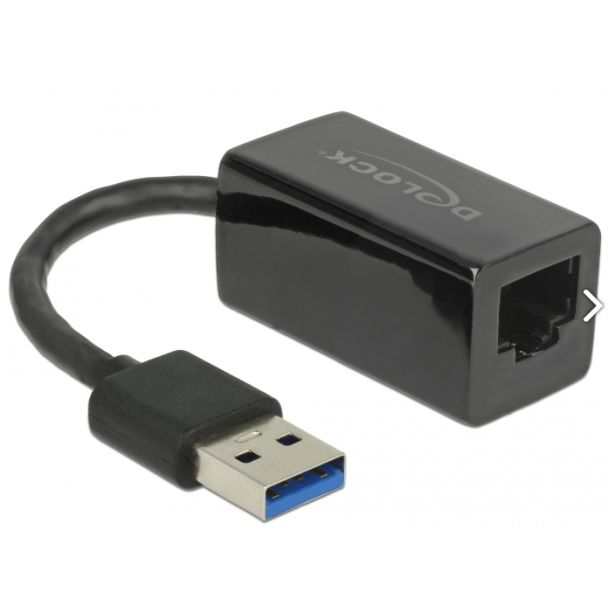 DeLOCK 65903 replicatore di porte e docking station per laptop USB tipo A Nero