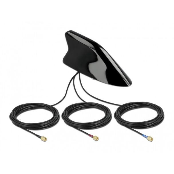 DeLOCK Shark Fin Antenna with LTE + WLAN + GNSS multiband