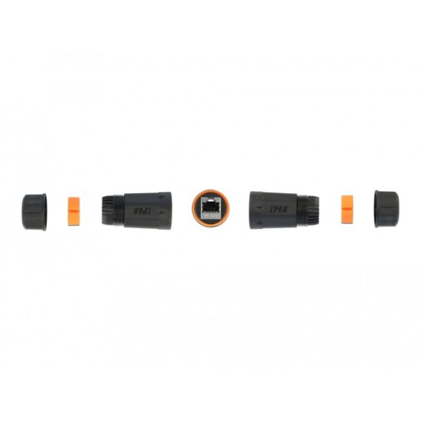 DeLOCK Cavo Connettore RJ45 femmina per RJ45 femmina Cat.6A impermeabile