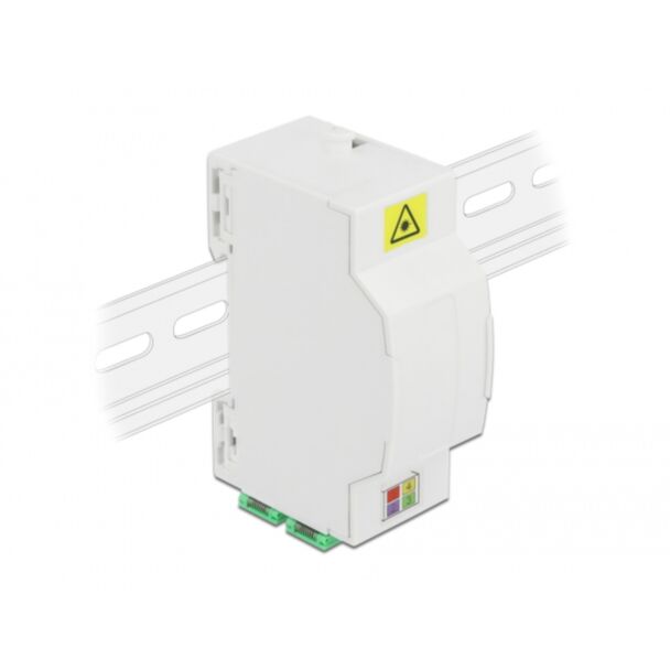 DeLOCK Optical Fiber Connection Box for DIN Rail 4 x SC Simplex or LC Duplex