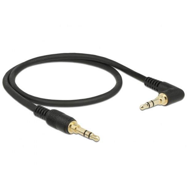 DeLOCK 85564 cavo audio 0,5 m 3.5mm Nero