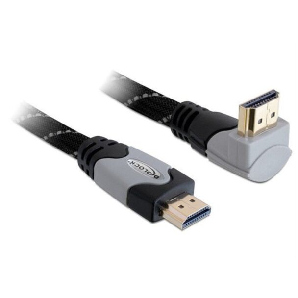 DeLOCK 3m High Speed HDMI 1.4 HDMI cable HDMI Type A (Standard) Black, Grey