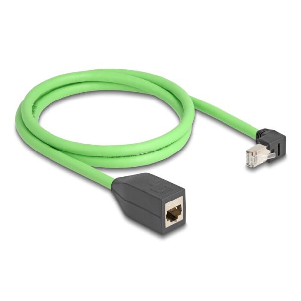 DeLOCK 80886 cavo di rete Nero, Verde 1 m Cat6a SF/UTP (S-FTP)