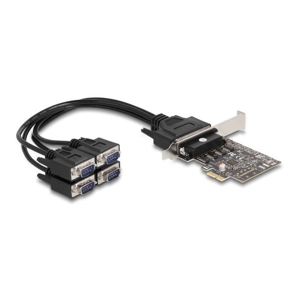 DeLOCK Scheda PCI Express a 4 x Seriale RS-232