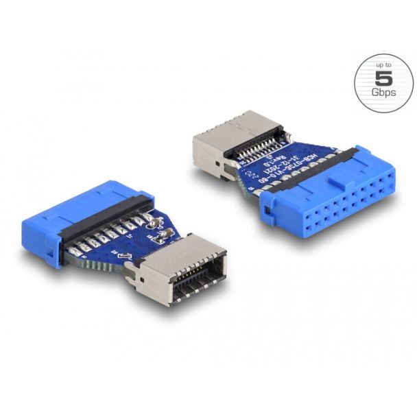 DeLOCK USB 3.2 Gen 1 Adattatore Pin Header femmina a interna chiave A femmina