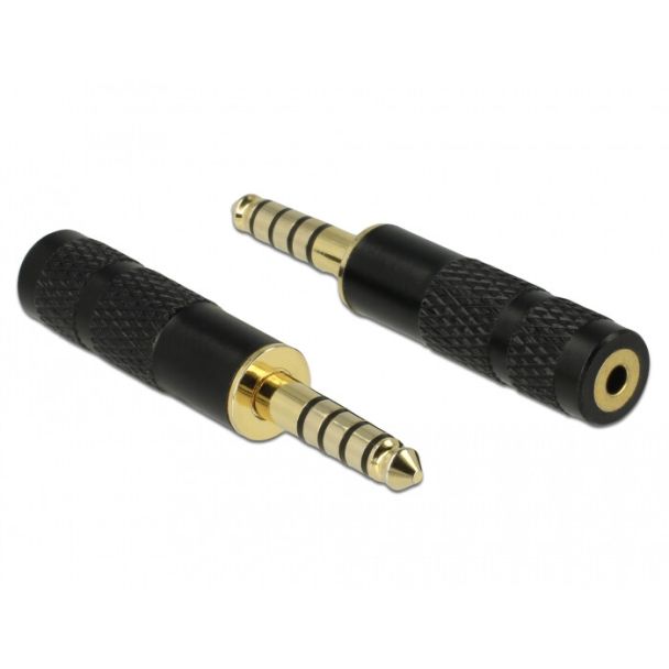 DeLOCK 65897 cable gender changer 1 x 4.4 mm 5 pin 1 x 2.5 mm 4 pin Black