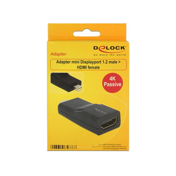 DeLOCK mini Displayport/HDMI Nero
