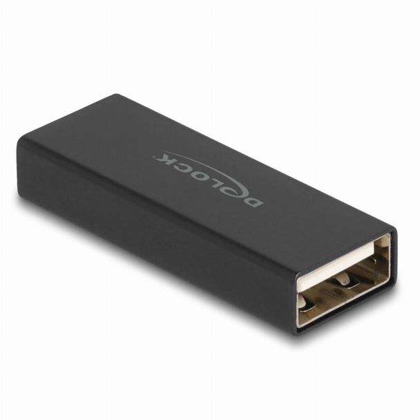 DeLOCK Adattatore Gender Changer USB 2.0 Tipo-A da femmina a femmina in metallo
