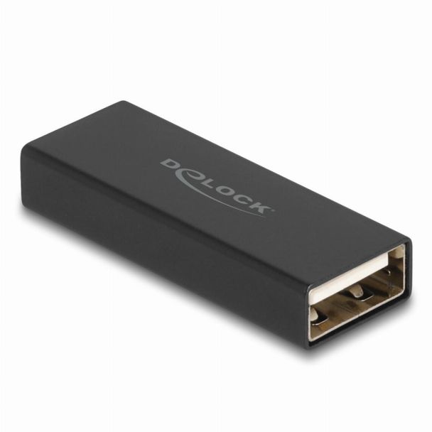 DeLOCK Adapter Gender Changer USB 2.0 Type-A female to female metal