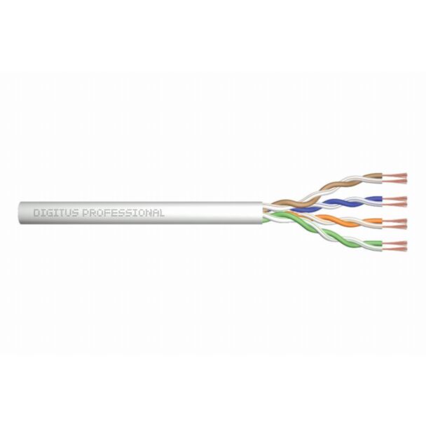 Digitus CAT 5e U/UTP Twisted-Pair Raw Patch Cable, 305 m