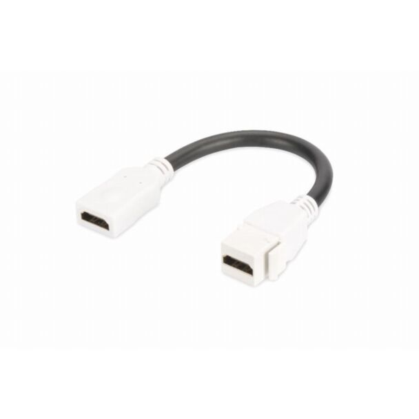 Digitus Modulo Keystone HDMI 2.0 con cavo di alimentazione da 12 cm (presa/presa)
