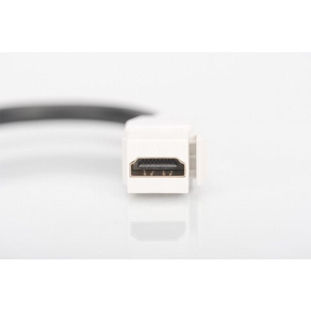 Digitus Modulo Keystone HDMI 2.0 con cavo di alimentazione da 12 cm (presa/presa)