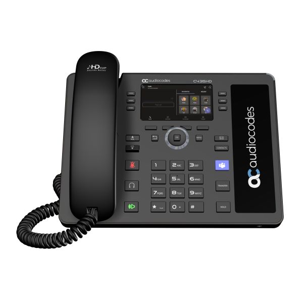 AudioCodes C435HD telefono IP Nero LCD