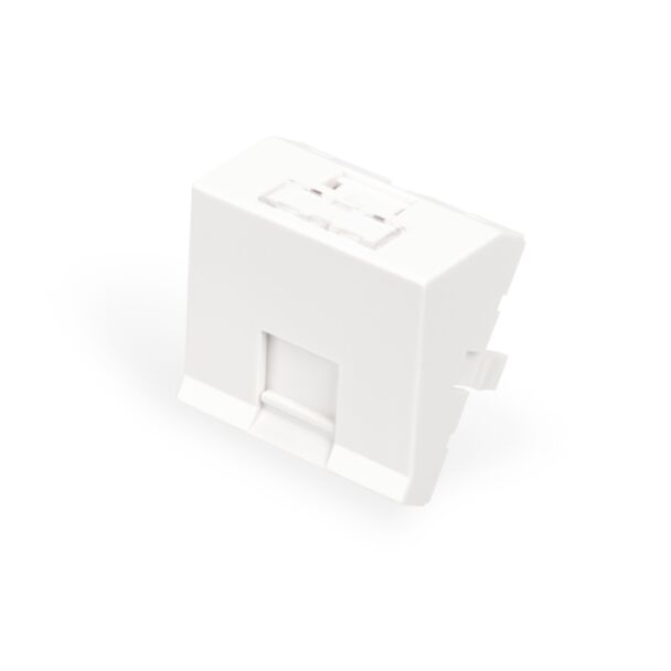 Digitus Face plate, 1 port, 45 x 45 mm, angled, for frame DN-93802-5-SH