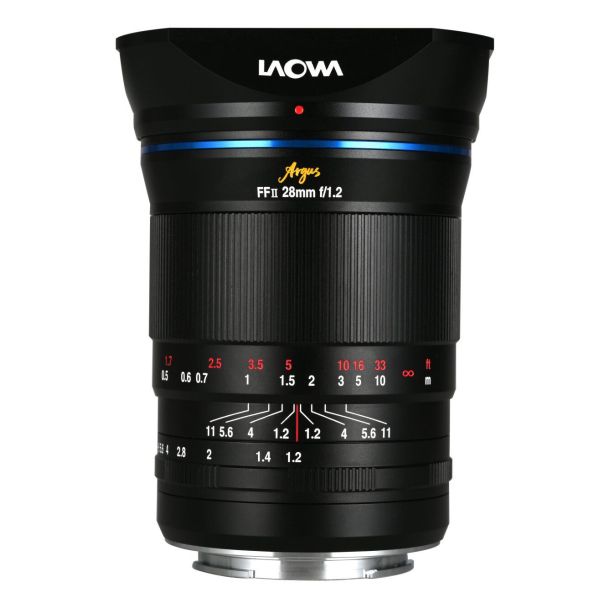 Laowa Argus 28mm f/1.2 FF MILC Obiettivo ampio Nero