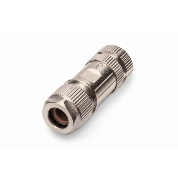 Digitus CAT 6A, cablabile in campo, presa M12 codifica X IP67