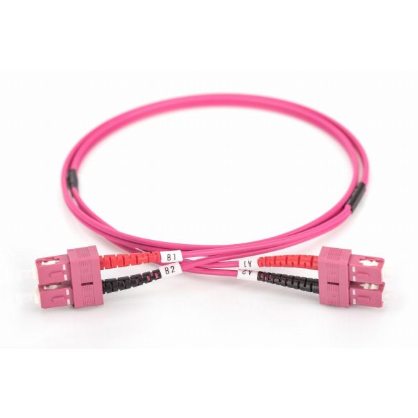 Digitus Fiber Optic Multimode Patch Cord, OM4, SC / SC